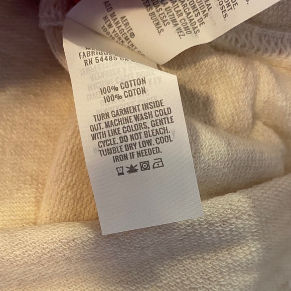 Aerie Cream Button Down Shirt - Picture 10 of 12